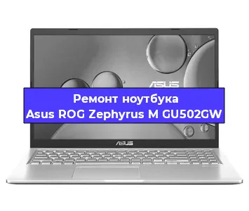 Чистка от пыли и замена термопасты на ноутбуке Asus ROG Zephyrus M GU502GW в Новосибирске